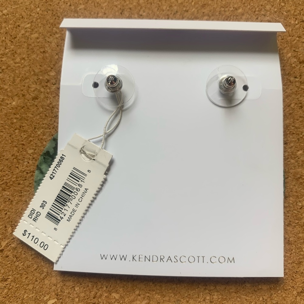 NEW Kendra Scott Didi African Turquoise Earrings - Picture 7 of 8
